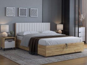 Кровать двуспальная 1,6м Юлия в Заозёрном - zaozyornyj.mebel-nsk.ru | фото