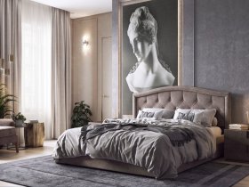 Кровать двуспальная 1,8м Верона-2 в Заозёрном - zaozyornyj.mebel-nsk.ru | фото
