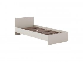 Кровать односпальная 0,9м Айри КР-001 (кашемир) в Заозёрном - zaozyornyj.mebel-nsk.ru | фото