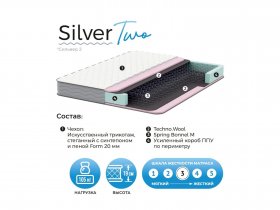 Матрас Silver Two в Заозёрном - zaozyornyj.mebel-nsk.ru | фото