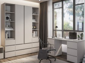 Модульная детская Люмо (кашемир) в Заозёрном - zaozyornyj.mebel-nsk.ru | фото
