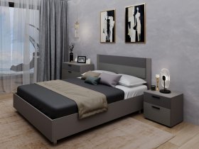 Модульная спальня Лион в Заозёрном - zaozyornyj.mebel-nsk.ru | фото